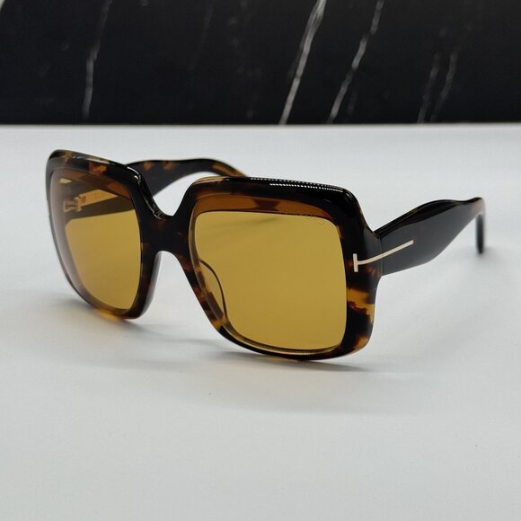 NEW TOM FORD AURORA TF1194 52E SUNGLASSES FT1194/S 52E WOMEN HAVANA EYEWEAR - Picture 4 of 11